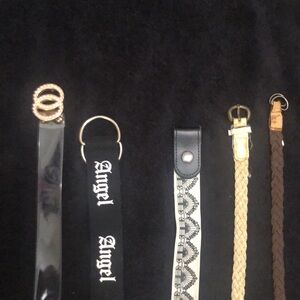Women’s belts - set of 5
